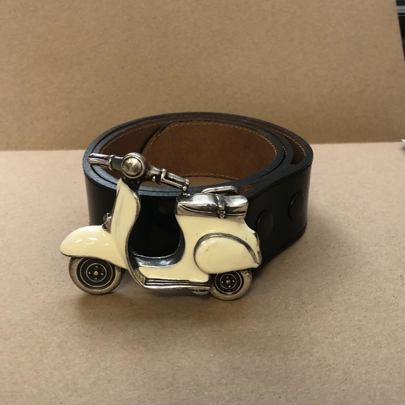 Badichi Black Leather belt New - Picture 1 of 9